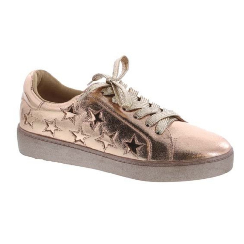 Women's Metallic Rose Gold sneakers